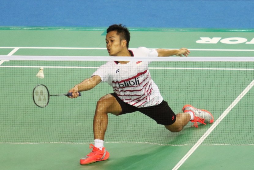 Pemain tunggal putra Indonesia, Anthony Sinisuka Ginting