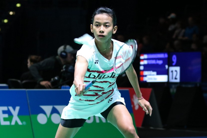 Pemain tunggal putri Indonesia, Dinar Dyah Ayustine.