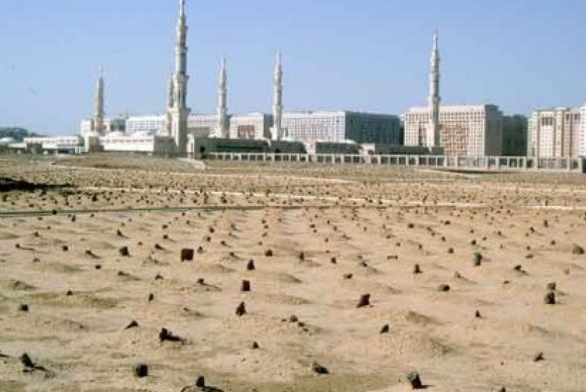Arab Saudi Larang Batasi Kerumunan Orang saat Pemakaman. Foto: pemakaman haji di arab saudi