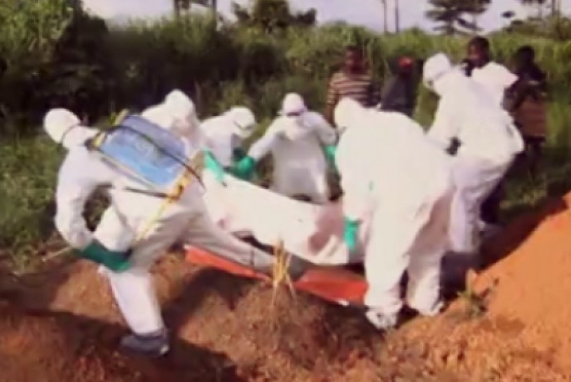 Pemakaman korban virus Ebola
