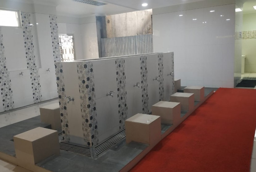 WC masjid (ilustrasi). Sarana WC di masjid jami kelurahan/kecamatan di Kota Sukabumi akan distandarisasi. 
