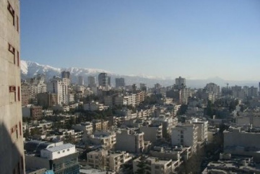 Pemandangan kota Teheran