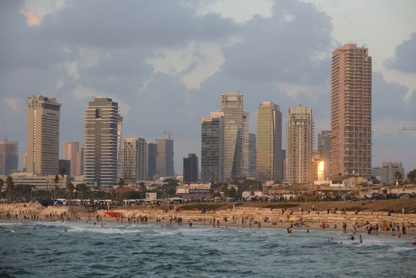 Israel Laporkan Kasus ke-10 Virus Corona. Pemandangan Kota Tel Aviv di Israel.