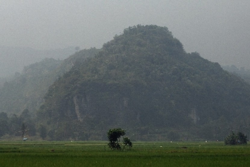 Pemandangan Pegunungan di Sumatera Barat