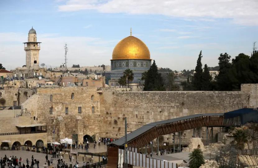 Dewan Fatwa Palestina tak setuju istilah Abaraham Accords untuk normalisasi Israel. Pemandangan umum Kota Tua Yerusalem, Palestina (ilustrasi) 