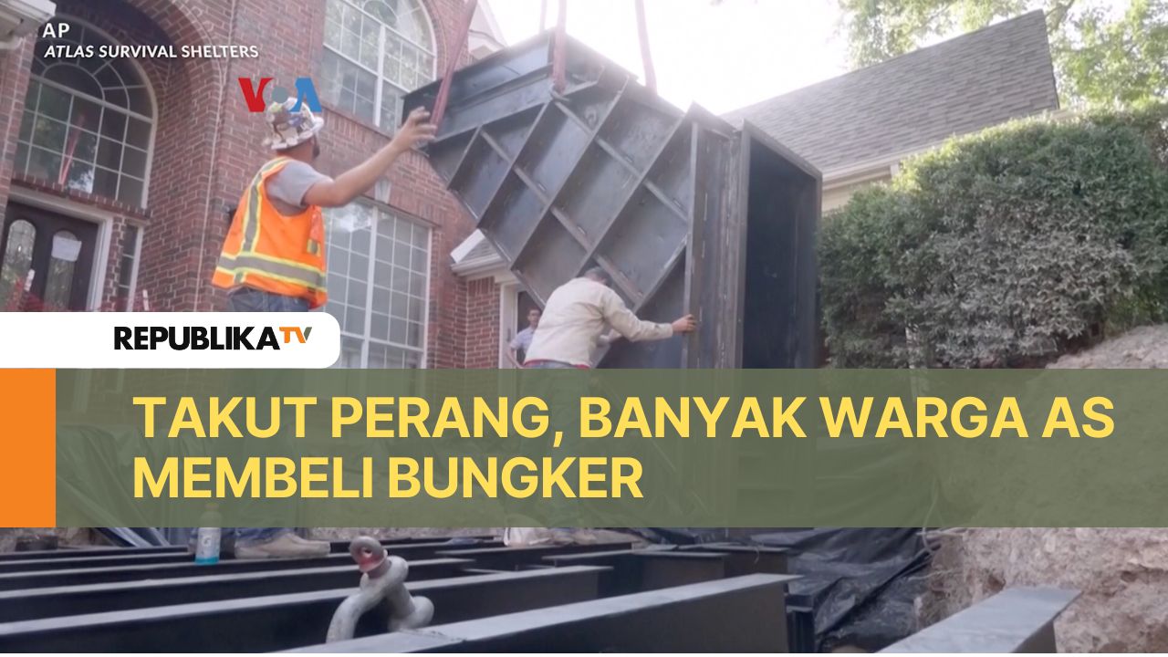 Pemasangan bungker di rumah warga di AS