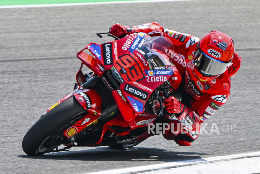 Pembalap Ducati Marc Marquez.