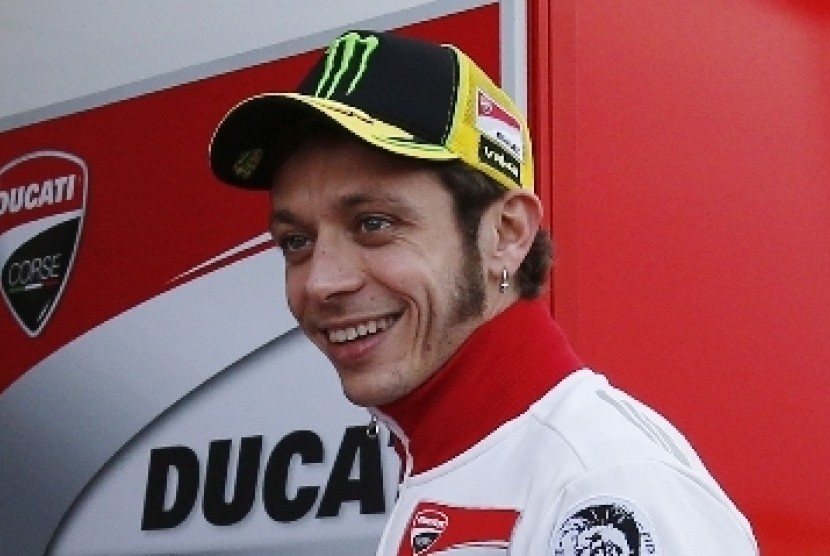 Pembalap Ducati, Valentino Rossi.