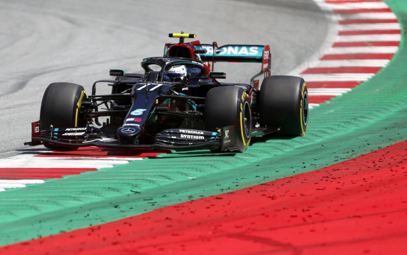 Pembalap Mercedes, Valtteri Bottas, menempati pole position pada seri pembuka balap Formula Satu (F1) musim ini GP Austria, yang akan berlangsung di Sirkuit Red Bull Ring, Spielberg, Austria, Ahad (5/7).