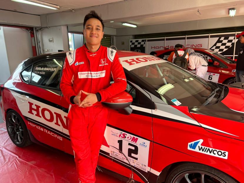 Pembalap muda Honda Racing Indonesia Avila Bahar. 
