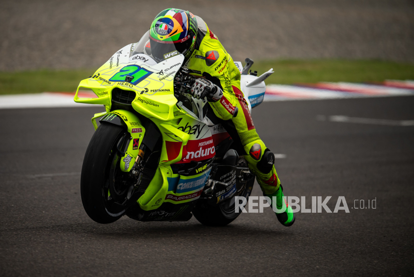 Pembalap Pertamina Enduro VR46 Racing Team Franco Morbidelli.