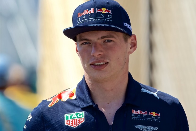 Pembalap Red Bull, Max Verstappen. Verstappen memperpanjang kontrak sampai 2023.