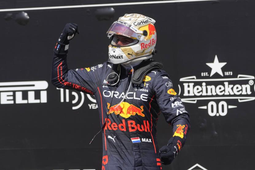 Pembalap Red Bull Max Verstappen, dari Belanda.