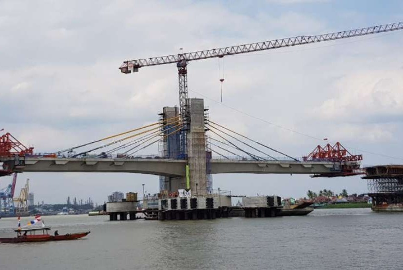 Pembangunan Jembatan Musi IV di Palembang, Sumatera Selatan