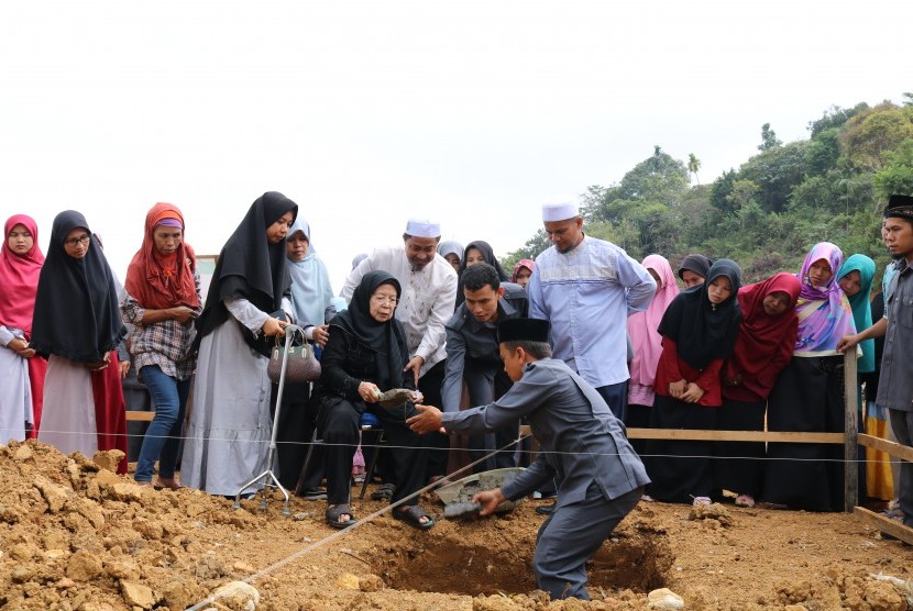 Pembangunan Masjid Baitul Ibnu Ismail di Kampus Ar Risalah Padang dimulai.