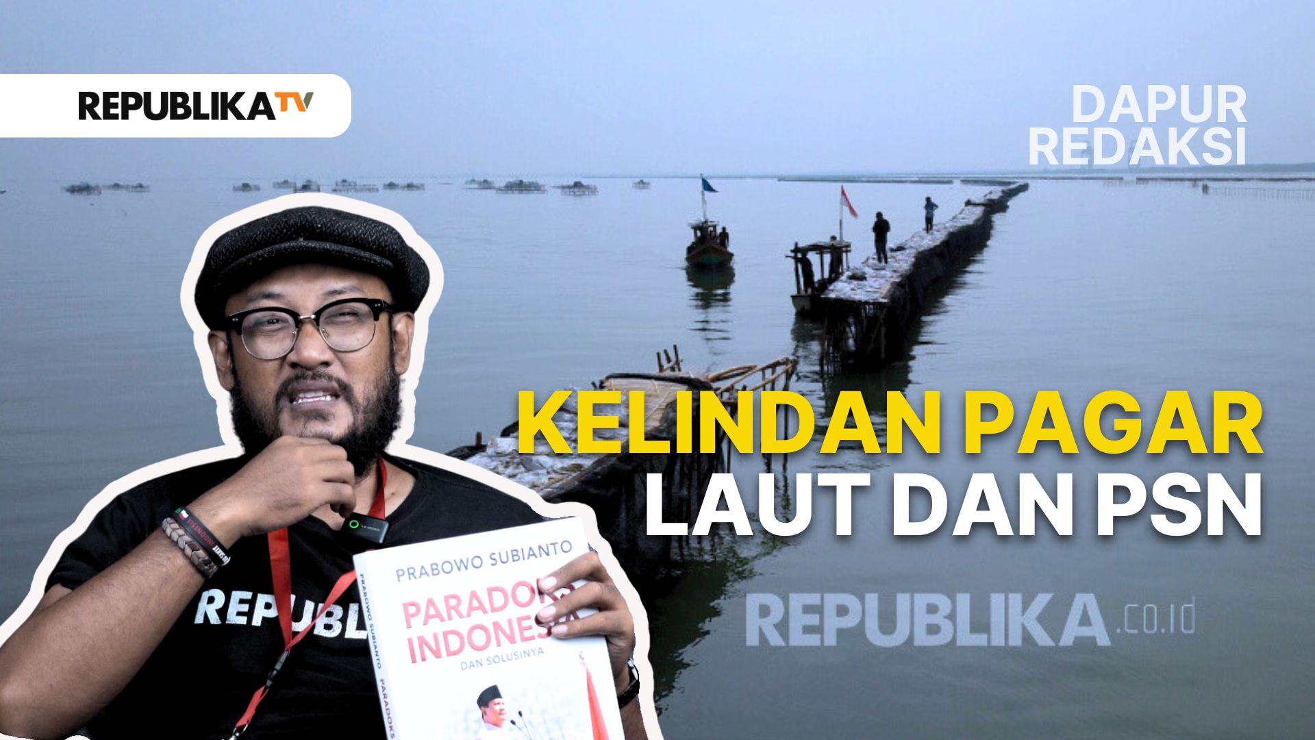 Pembangunan pagar laut yang menghebohkan tak jauh dari lokasi rencana PSN PIK 2.