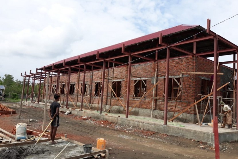 Construction of Indonesian hospital in Myanmar is targeted to complete in February 2019.