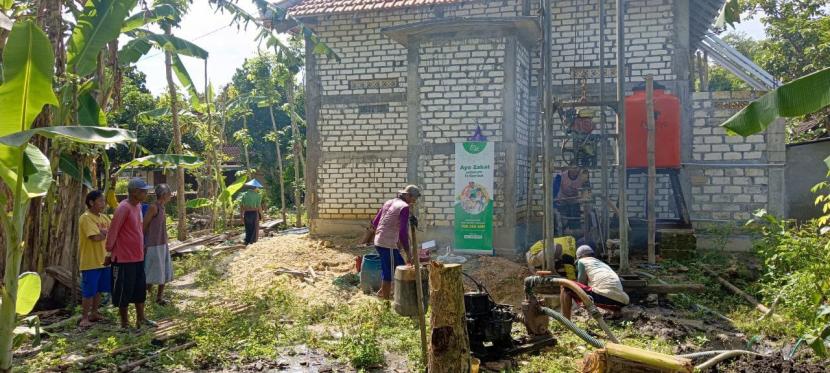 Pembangunan sumur bor di Mushola Al-Soliqui Amin, Dusun Bilo, RT.17 RW 03.