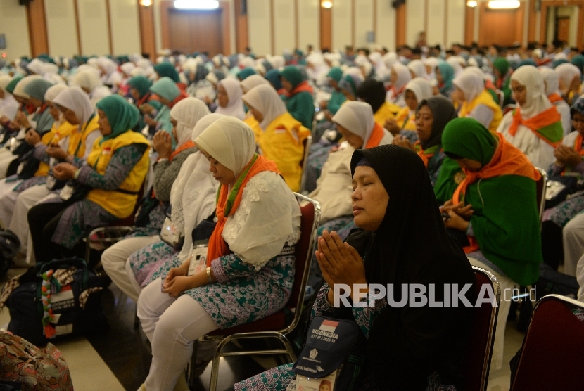 calon jamaah haji siap diberangkatkan ke Tanah Suci