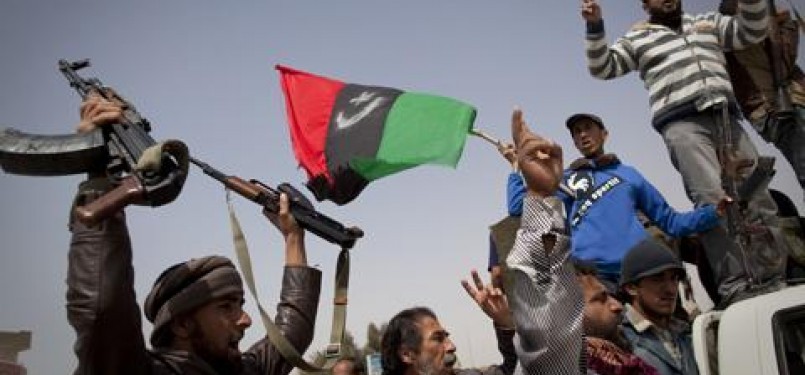Pemberontak Benghazi yang berhasil menggulingkan pemerintahan rezim Moammar Qaddafi.