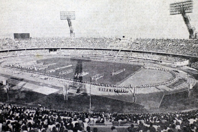 Pembukaan Asian Games 1951 New Delhi, India.