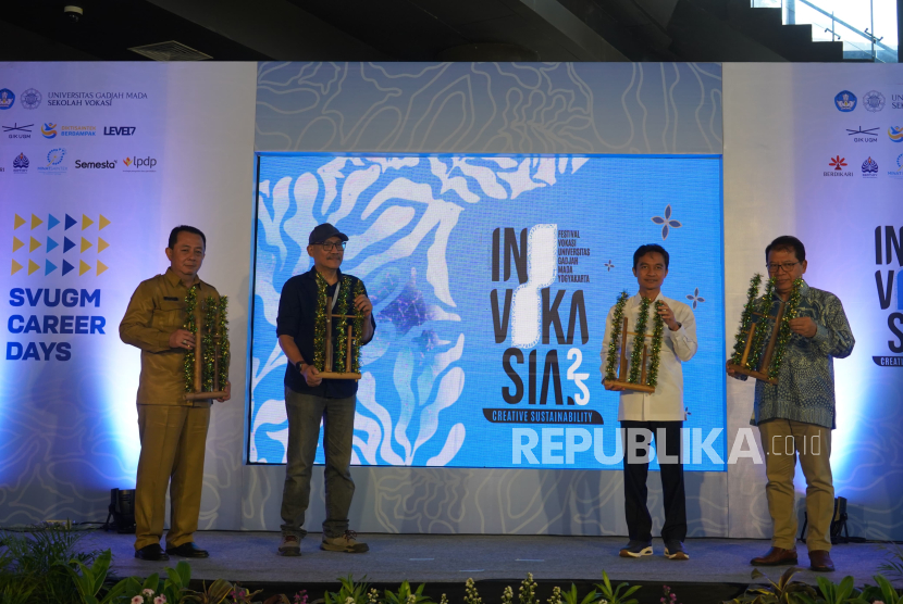 pembukaan Inovokasia 2025 di Gelanggang Inovasi dan Kreativitas Universitas Gadjah Mada (GIK UGM), Senin (22/9/2025).