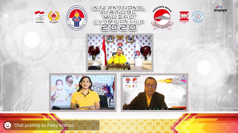 Pembukaan Internasional Virtual Wushu Championship Seri/Tahap ke-2.