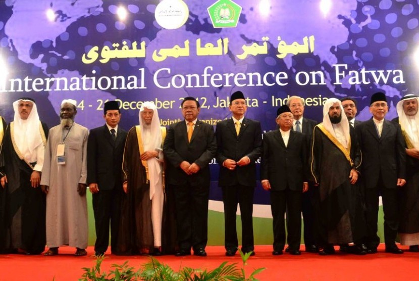 Pembukaan Konferensi Internasional Tentang Fatwa 2012 di Jakarta, Senin (24/12) lalu.