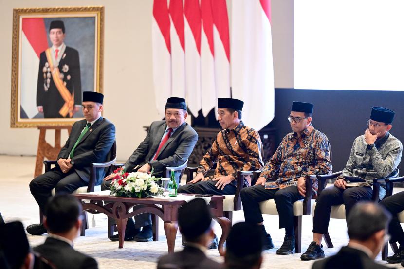 Pembukaan Rakornas BAZNAS 2024 yang dibuka oleh Presiden Jokowi. 