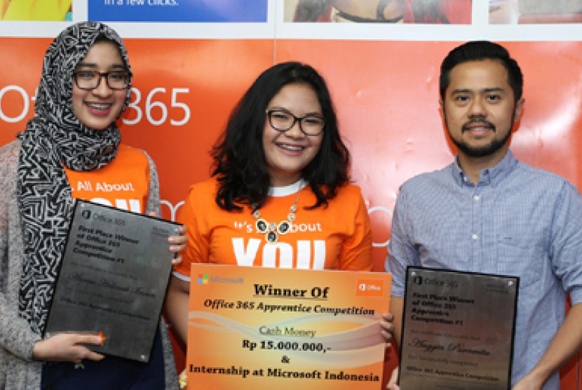 Pemenang kompetisi Office 365 Apprentice