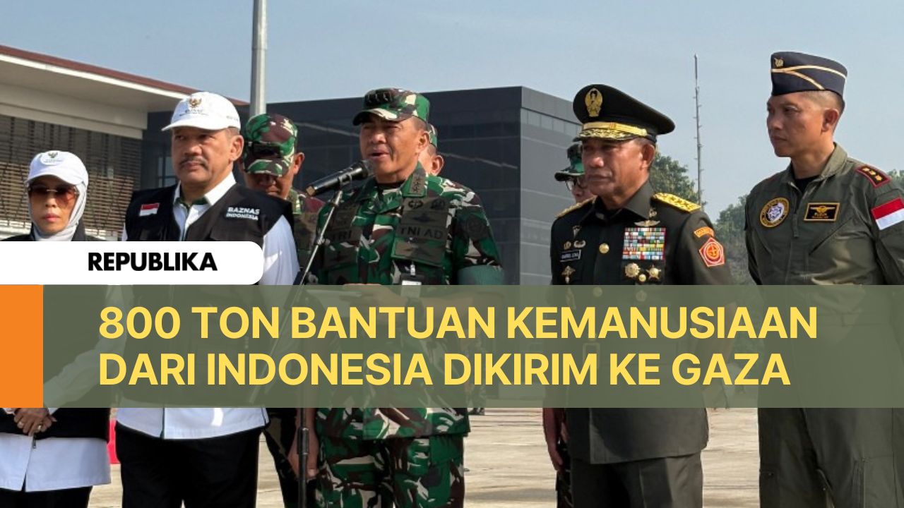 Kemenhan Kirim 800 Ton Bantuan ke Gaza