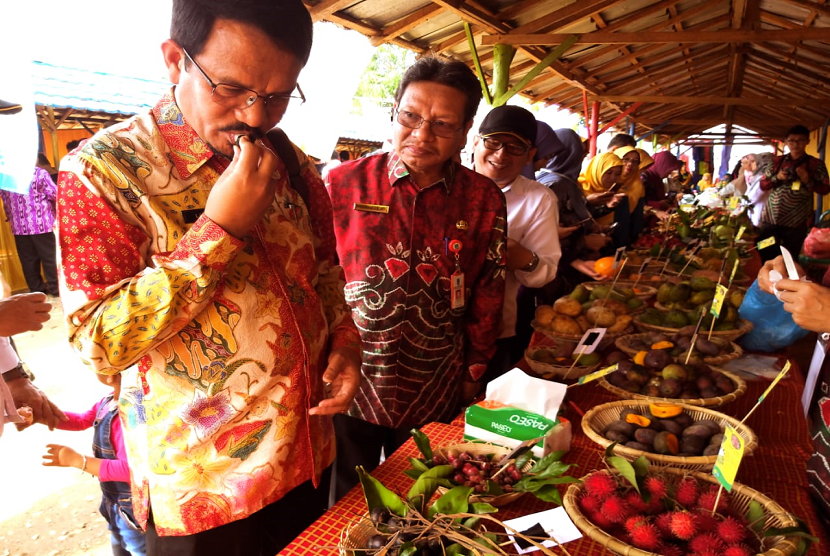 Pemerintah Kabupaten Banjar menggelar Festival Durian 2020 di Danau Tamiyang Desa Mandikapau Barat Kecamatan Karangintan, Kabupaten Banjar.