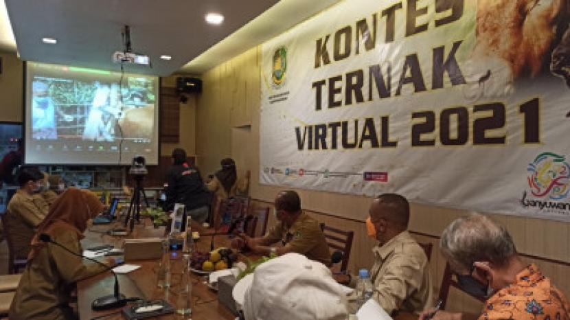 Pemerintah Kabupaten Banyuwangi mengadakan Kontes Ternak Virtual 2021, Senin (28/6). 