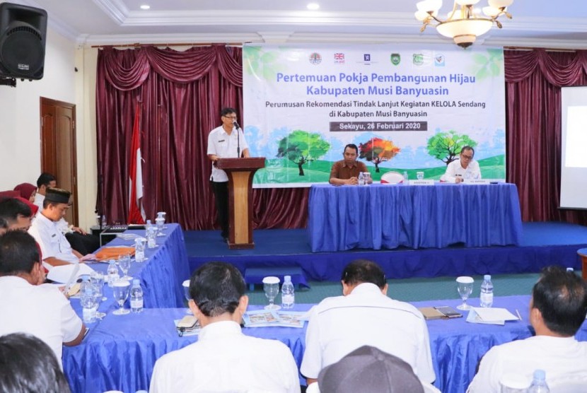 Pemerintah Kabupaten Musi Banyuasin menggelar rapat perumusan rekomendasi tindak lanjut kegiatan kemitraan pengelolaan lansekap Sembilang Dangku.