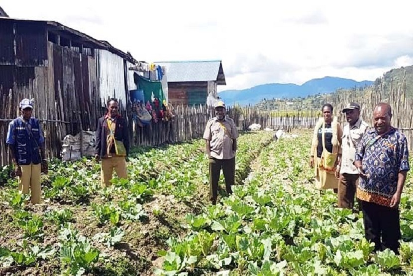 Pemerintah Kabupaten Paniai di Provinsi Papua membentuk Satuan Tugas (Satgas) Jaring Pengaman Sosial, dengan membeli hasil budidaya pertanian masyarakat kemudian didistribusikan kepada masyarakat terdampak pandemi Covid-19.