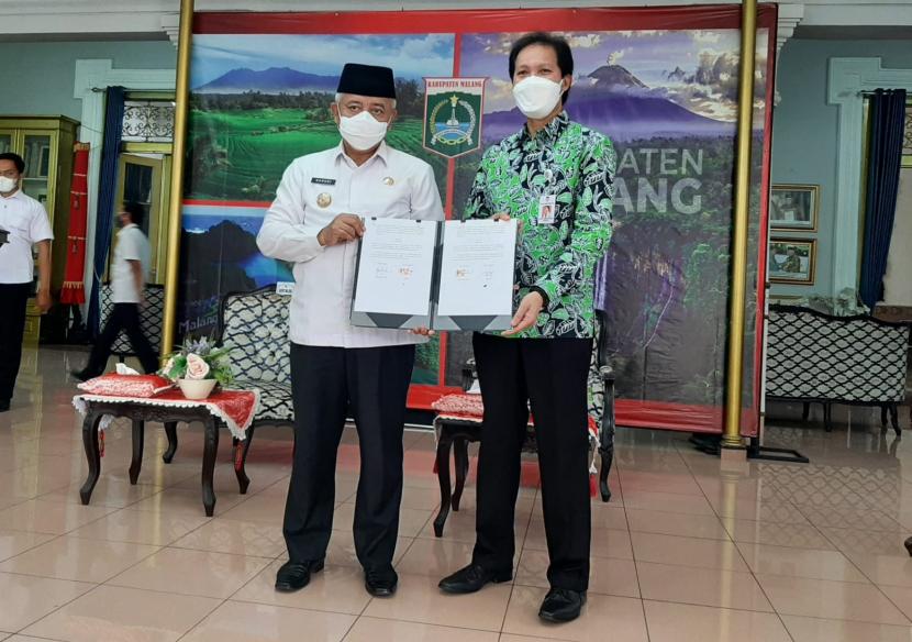 Pemerintah Kabupaten (Pemkab) Malang  melakukan penandatanganan kesepakatan bersama dengan Institut Teknologi Nasional (ITN) Malang di Peringgitan Kabupaten Malang, Rabu (6/10). 