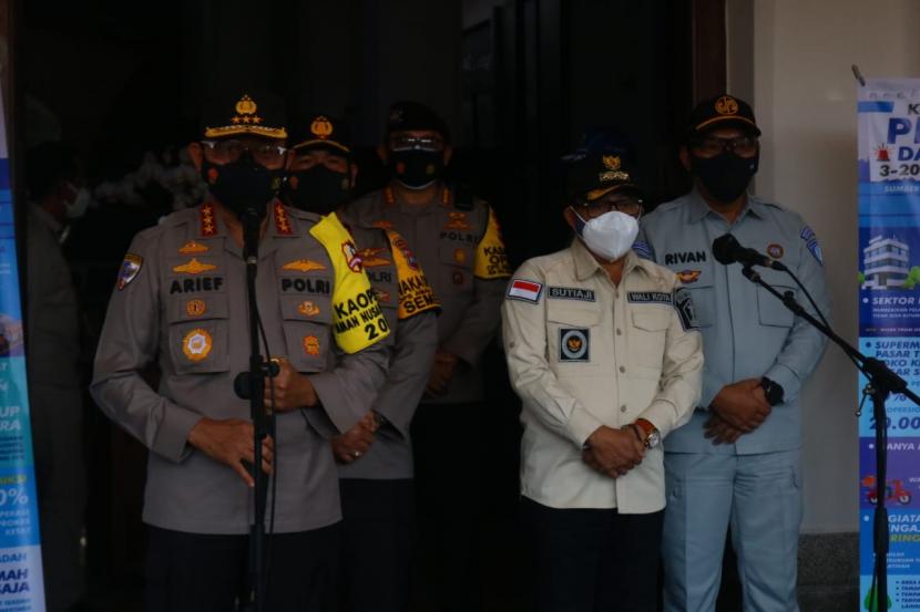 Pemerintah Kota (Pemkot) Malang menerima kunjungan jajaran Polri di Balai Kota Malang, Selasa (27/7). 