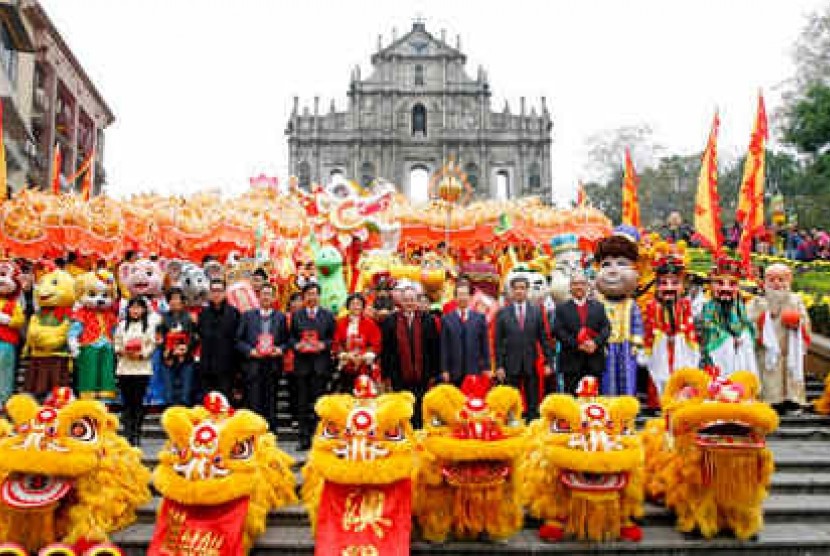 Pemerintah Macau divisi turisme mempersiapkan perayaan Tahun Baru Ular Air
