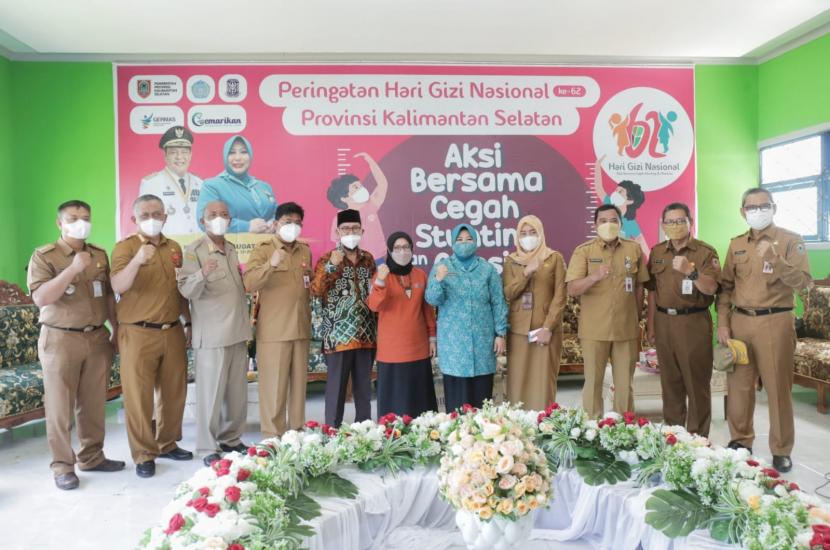 Pemerintah Provinsi Kalimantan Selatan (Kalsel)  bersama Pemberdayaan Kesejahteraan Keluarga (PKK) Kalsel terus memperkuat kolaborasi dalam upaya mempercepat pencegahan stunting dan obesitas.