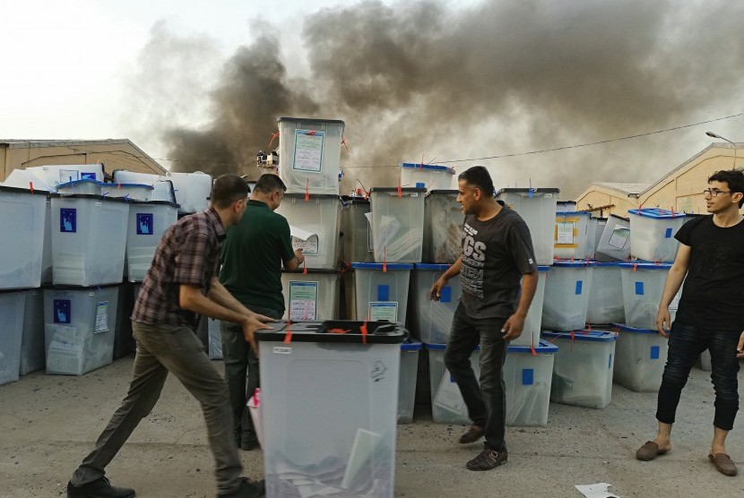 Pemilihan parlemen di Irak.