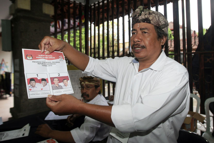Pemilihan Presiden 2014 di Bali, Rabu (9/7).
