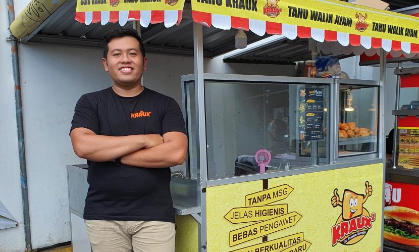 Pemilik bisnis gorengan Kraux2, Widi Fajar Widyatmoko.