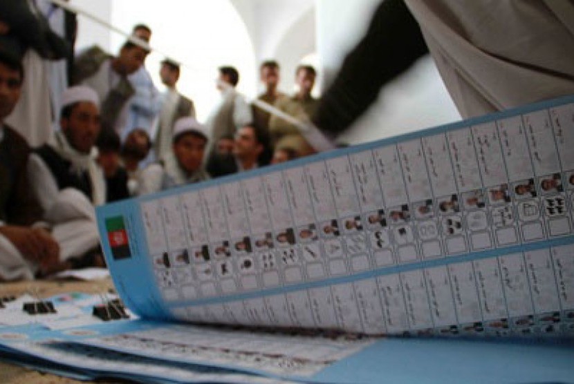 Pemilu Afghanistan (ilustrasi)