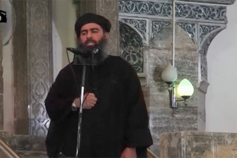 Pemimpin ISIS  Abu Bakr al-Baghdadi.