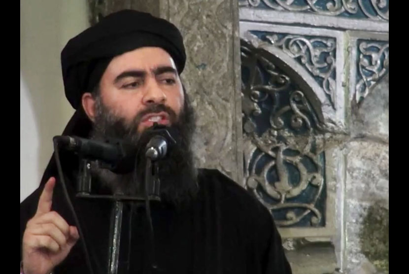 Pemimpin ISIS Abu Bakr al-Baghdadi.pernah menjadi seteru Taliban