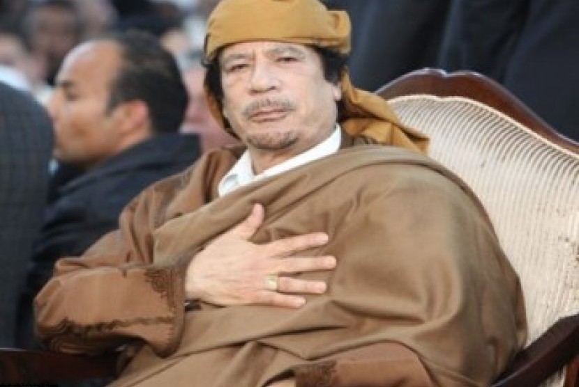 Pemimpin Libya Muammar Gaddafi