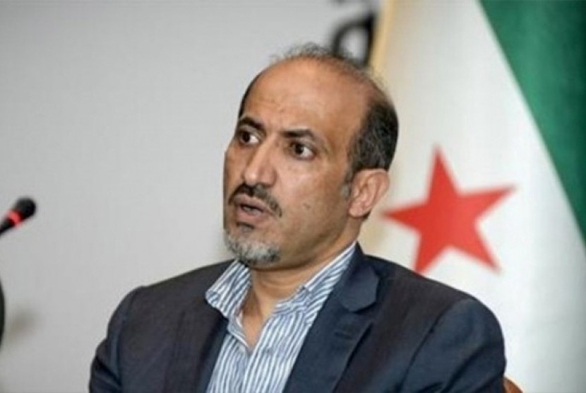 Pemimpin Oposisi Suriah, Ahmad Jarba.