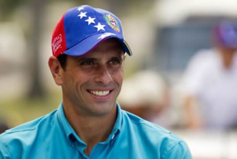 Pemimpin oposisi Venezuela, Henrique Capriles.