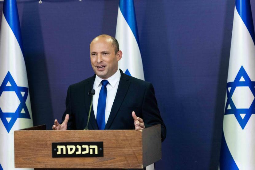 PM Israel Naftali Bennett menyebut pembentukan pemerintahan baru adalah keajaiban. Ilustrasi.