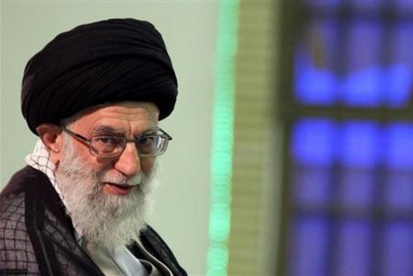 Pemimpin Iran dan Palestina Saling Kirim Pesan, Apa Isinya?. Pemimpin Tertinggi Iran Ayatulloh Ali Khamenei.